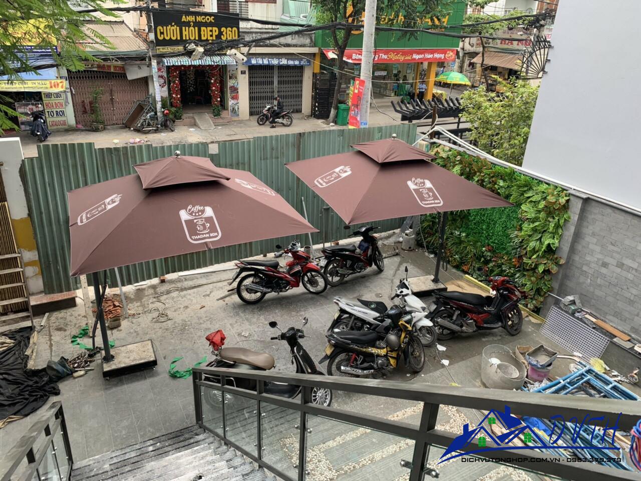 Ô dù che nắng tại Khánh Hòa